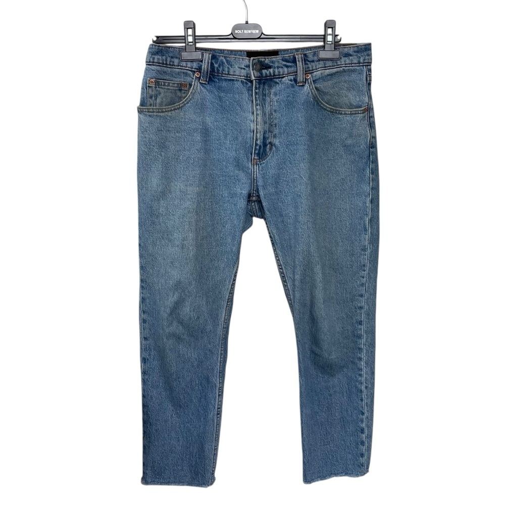 ROLLO’s Men’s Relaxo Chop Blue Denim Jeans Blue 32